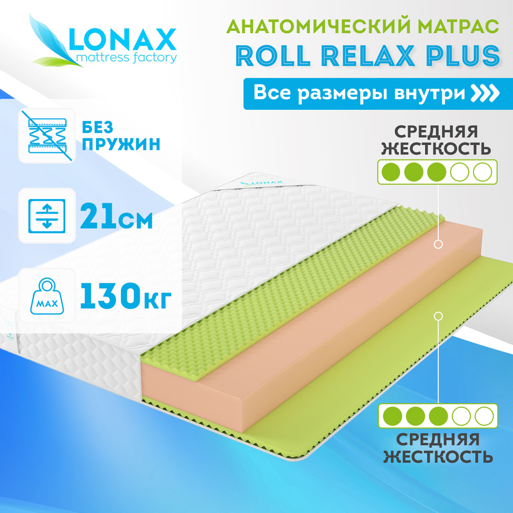 Матрас lonax roll relax plus lonax