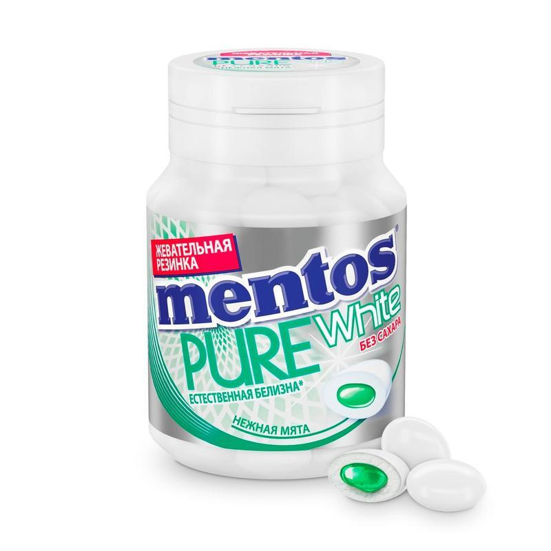Жевательная резинка Mentos Pure Fresh Нежная мята 54 г - купить с ...