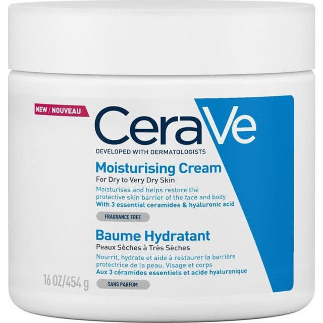 CeraVe Moisturizing Cream For Dry to Very Dry Skin Увлажняющий крем с керамидами и гаилуроновой кислотой #1