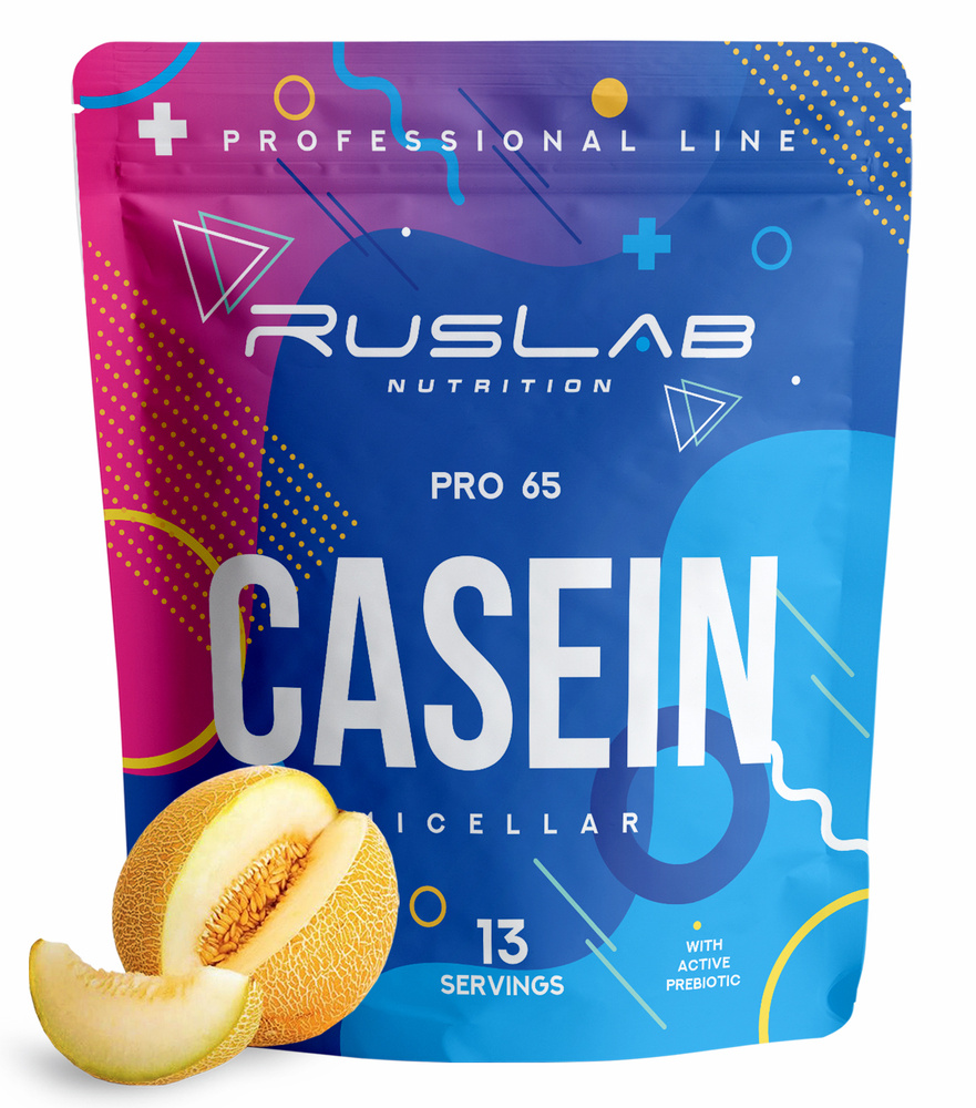 Micellar  CASEIN PRO 65 казеиновый протеин (416 гр),вкус дыня #1