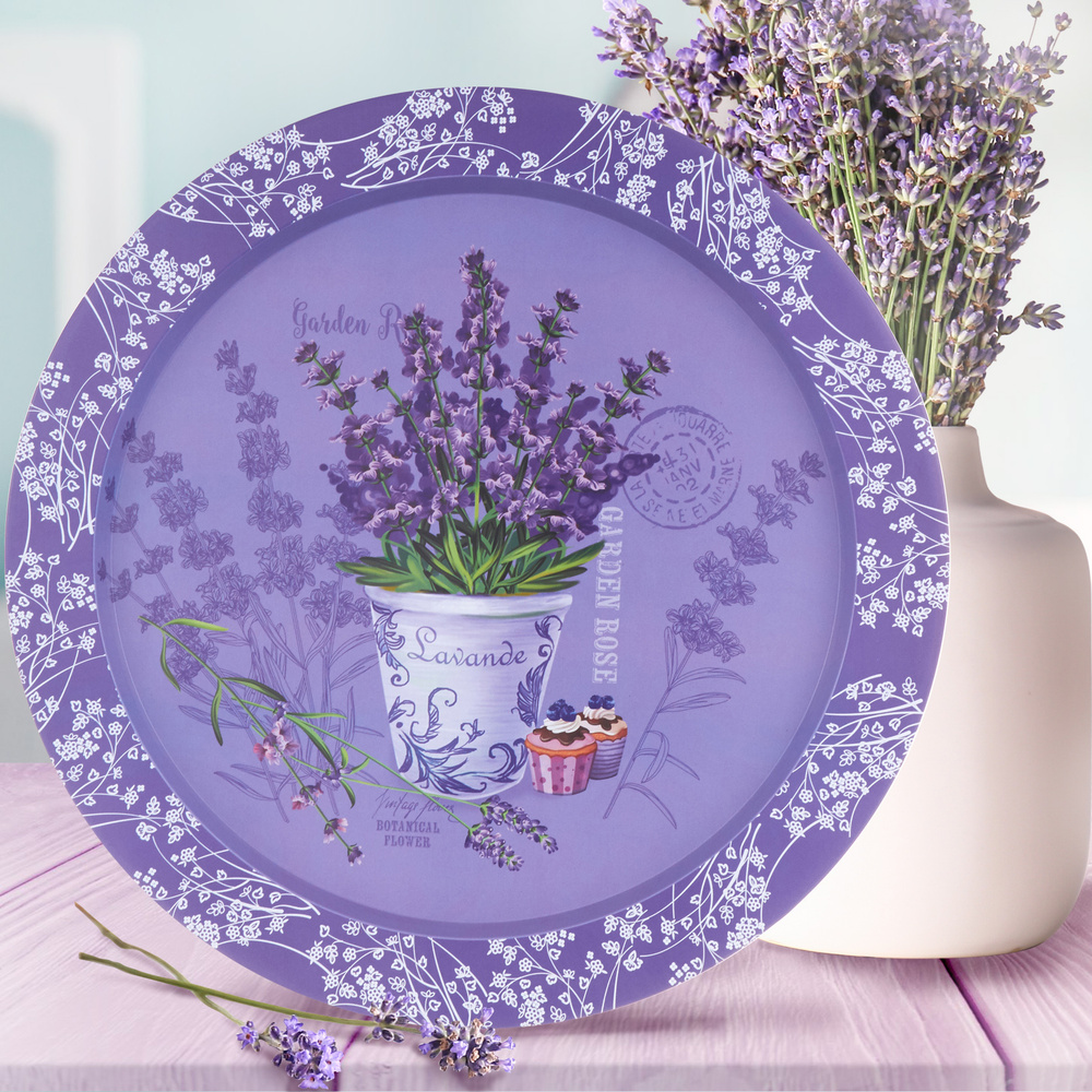 Рязанская фабрика жестяной упаковки Поднос, 38 см х 38 см, 1 шт ...