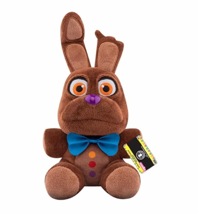 Мягкая игрушка аниматроник Шоколадный Бонни (Chocolate Bonnie) ФНАФ/FNAF  #1