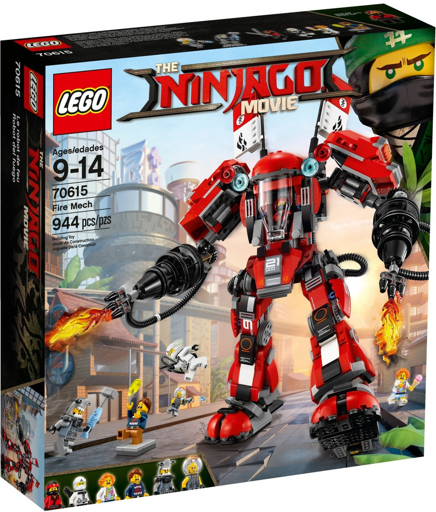 Конструктор LEGO 70615 Fire Mech - Лего Огненный робот Кая купить
