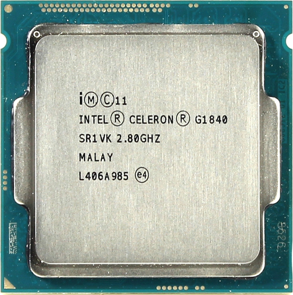 Процессор Intel Celeron_G1840_OEM Celeron, OEM (без кулера), 2 яд., 2.8 ГГц  купить по низкой цене с доставкой в интернет-магазине OZON (683365855)