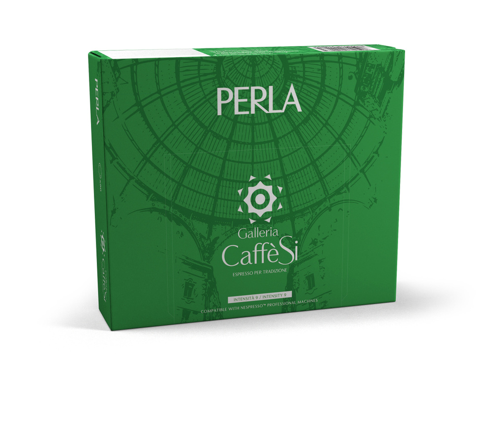 Кофе жареный молотый PERLA, 50 шт/упак., совместимые с кофемашинами Nespresso Professional  #1