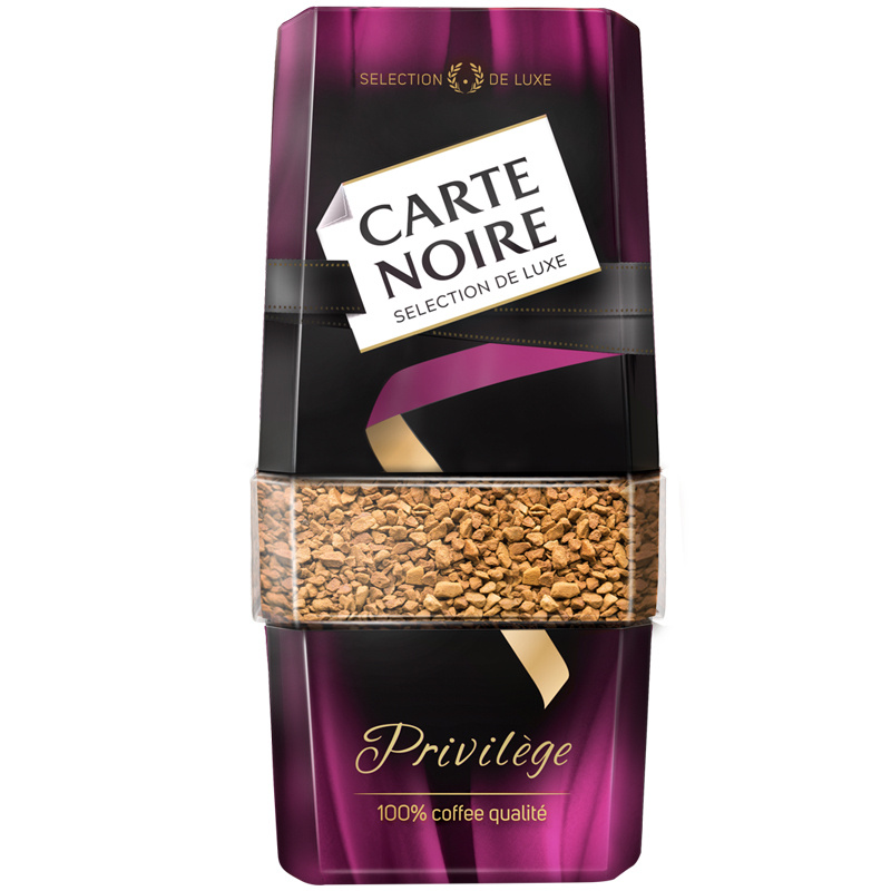 Кофе растворимый Carte Noire "Privilege", сублимированный с добавлением ...