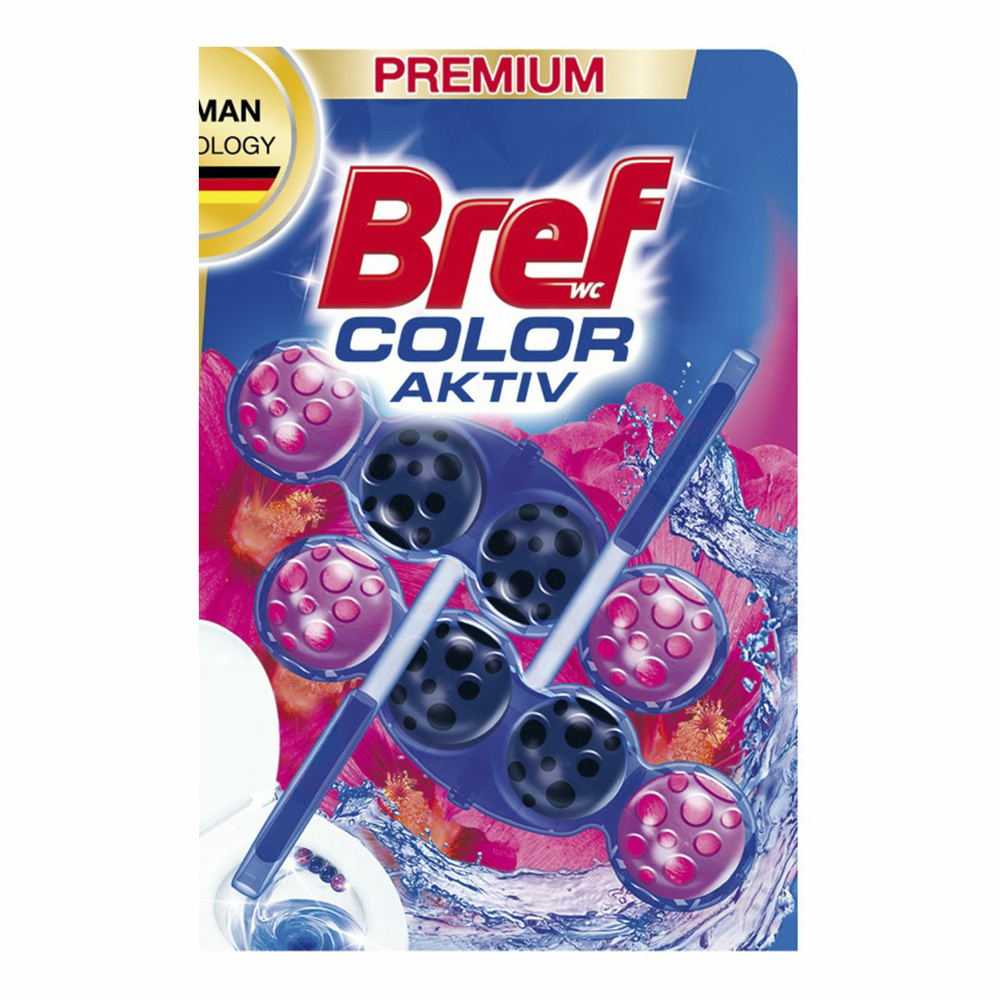 Чистящее средство Bref Color Aktiv Цветочная свежесть для унитаза 50 г x 2 шт  #1