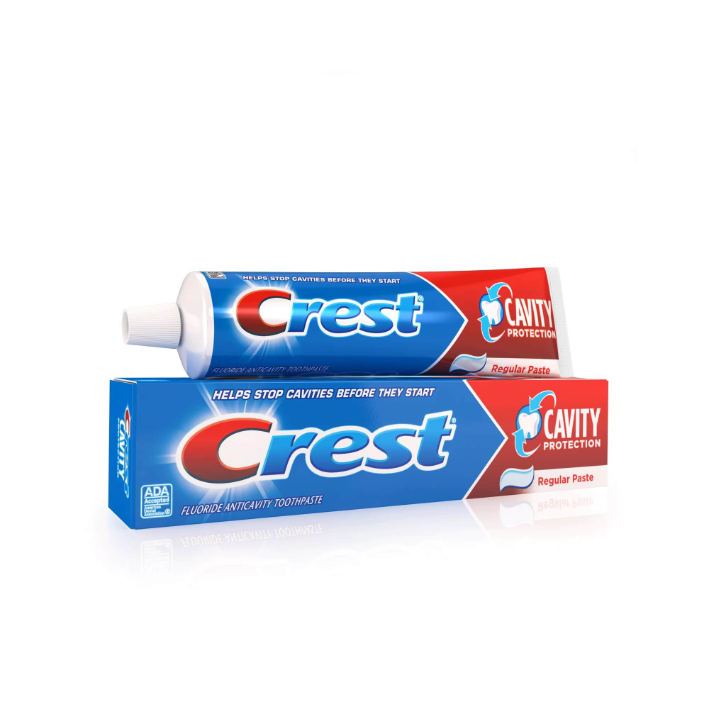 Зубная паста Crest Cavity Protection Regular Paste 161гр купить на OZON ...
