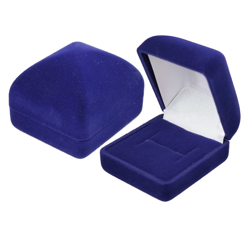 Футляр для кольца, серег. Флокированный. Подарочная упаковка для ...