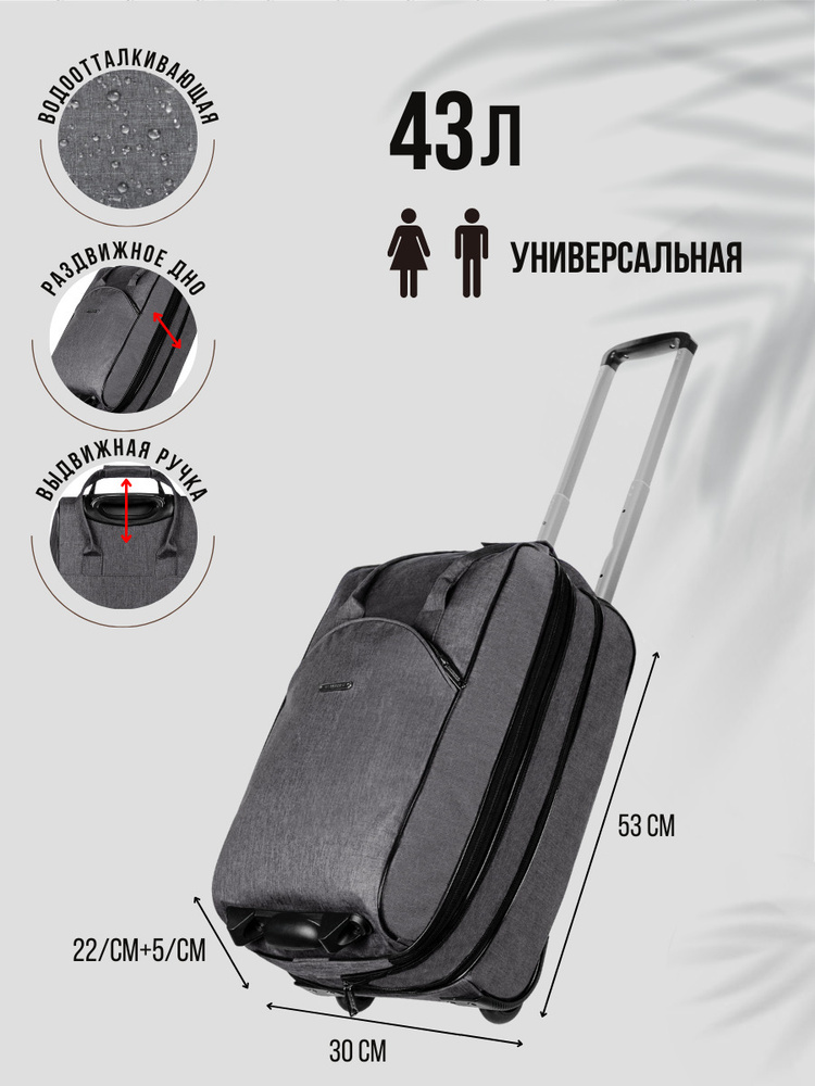 NTL-Continent Сумка на колесах купить на OZON по низкой цене (439306064)