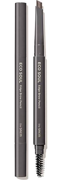 The Saem Карандаш для бровей Eco Soul Edge Brow Pencil 03 Gray Brown, 0.3 г #1