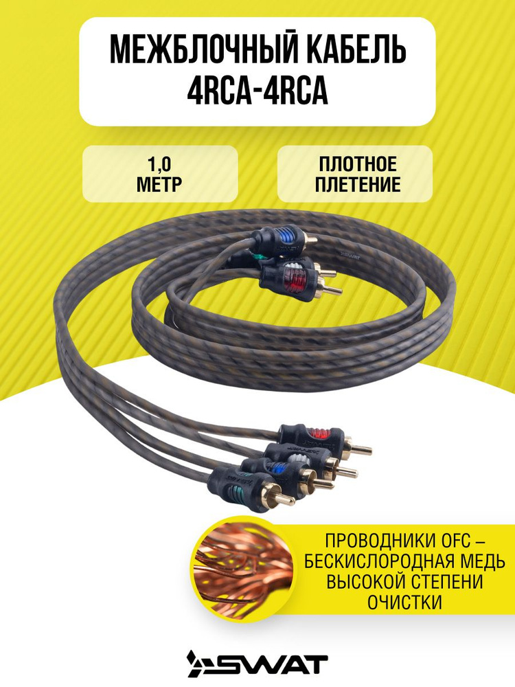 Межблочный Кабель аудио 2RCA - 2RCA Ugreen Ugreen