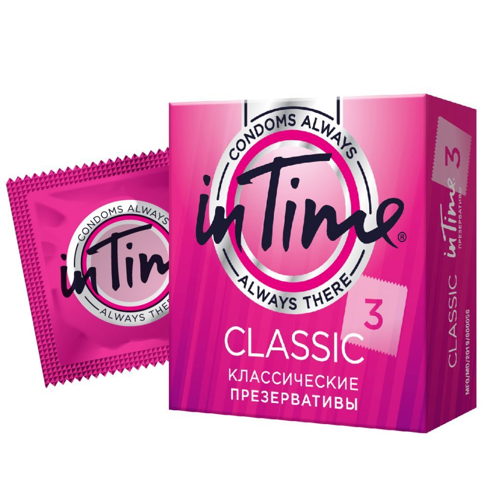 Презервативы inTime Classic классические (3 шт.) x 3 упаковки - купить с  доставкой по выгодным ценам в интернет-магазине OZON (692699083)