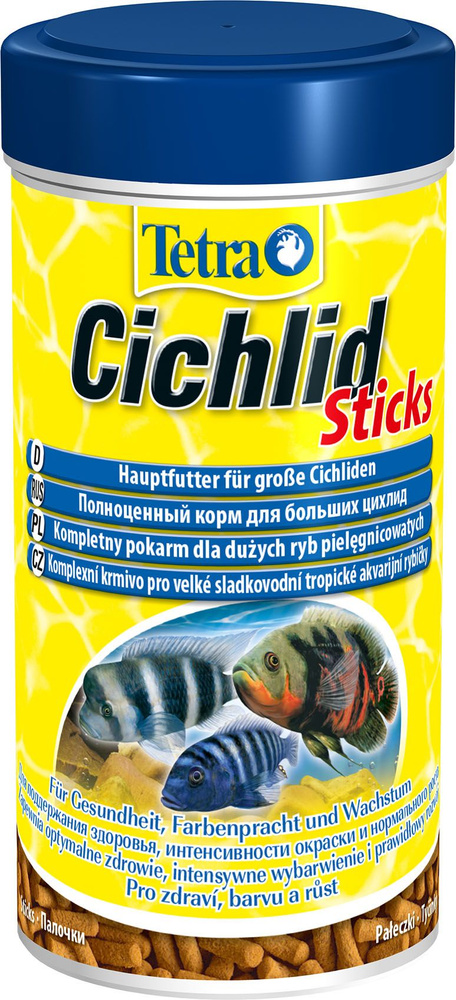 Tetra Cichlid Sticks корм для любых видов цихлид (палочки) - купить с ...