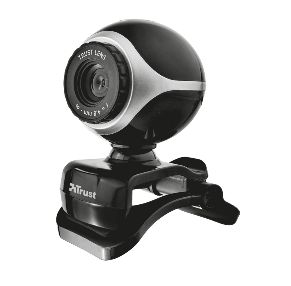 Trust Web-камера Веб-камера Exis Webcam Black-Silver #1