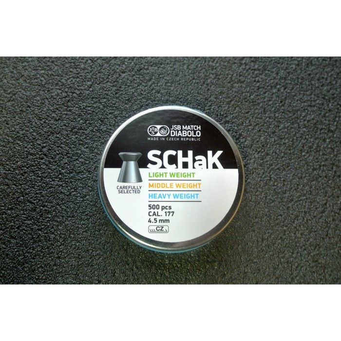 Пули для пневматики JSB SCHaK Heavy 4,5 мм 0, 535 г (500 шт) #1