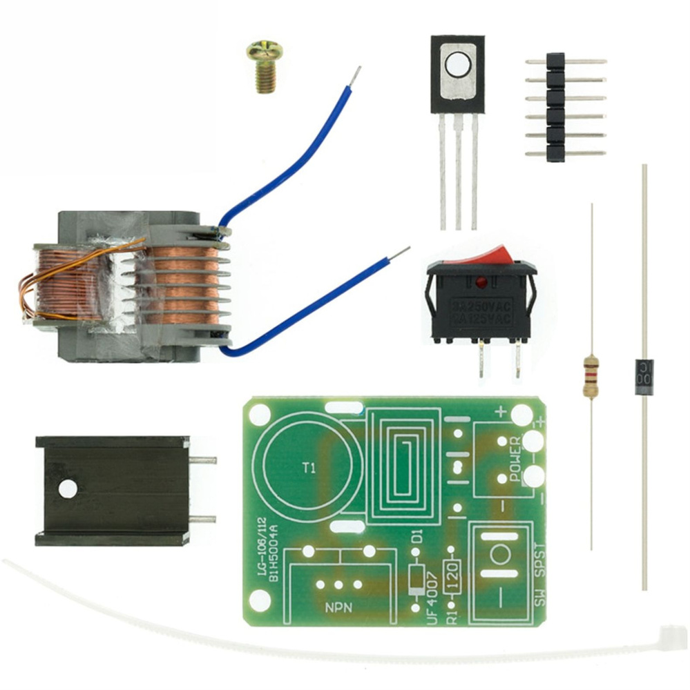 Схема высоковольтного генератора | для коптильни, из катушки зажигания