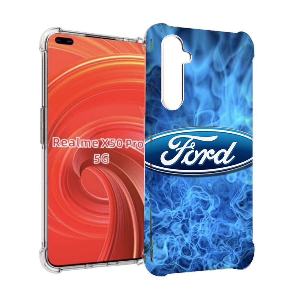 Чехол-бампер MyPads для Realme X50 Pro с рисунком ford-форд-22 м,  противоударный, силиконовый, с выступами и усиленными углами для защиты  камеры - купить с доставкой по выгодным ценам в интернет-магазине OZON  (735781321)