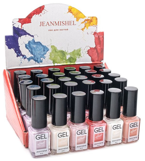Набор лаков для ногтей Jean mishel 6 штук №g1 — купить в интернет ...