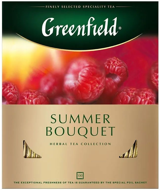 Greenfield Summer Bouquet чай травяной, 9 уп по 100 пакетиков - купить ...