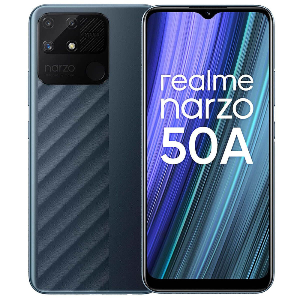 Смартфон realme Narzo 50A - купить по выгодной цене в интернет-магазине  OZON (1139952435)