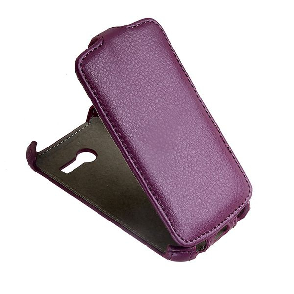 Чехол для Samsung SM-G110H (Galaxy Pocket 2) флип кожзам №1 <фиолетовый> #1