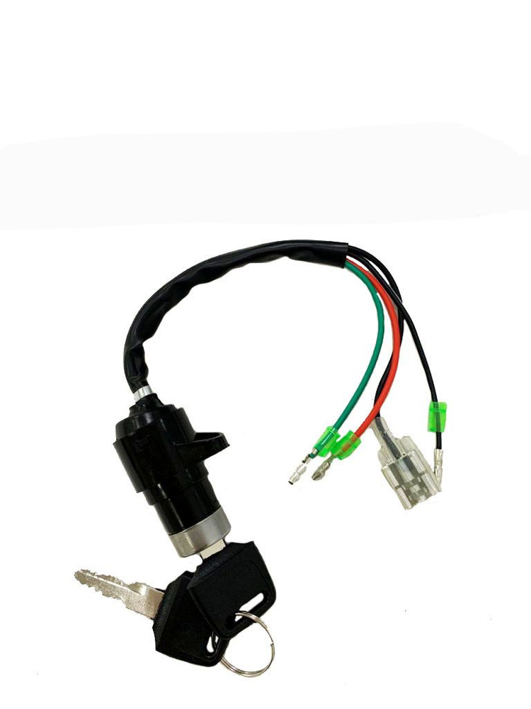 Замок зажигания мопеда Альфа, Дельта, с проводами (без фишки) - купить ...