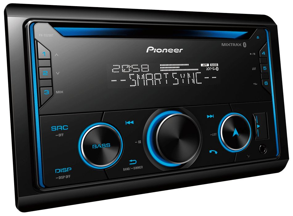 Автомагнитола CD Pioneer FH-S525BT 2DIN 4x50Вт купить на OZON по низкой ...