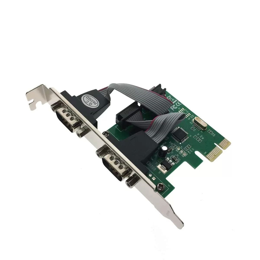 Espada Сетевой контроллер Контроллер PCI-E, 2S port, WCH382, модель ...