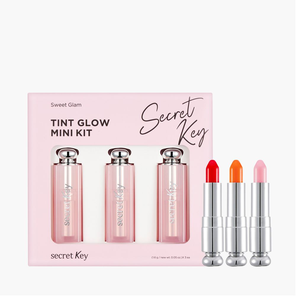 Тинт для губ 3 в 1: Тинт для губ розовый, ягодный, апельсиновый Sweet Glam  Tint Glow Mini Kit Secret Key - купить с доставкой по выгодным ценам в  интернет-магазине OZON (238616808)