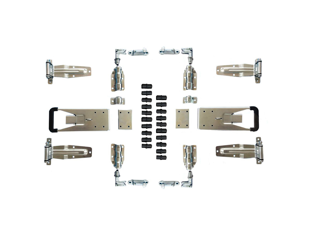 Фурнитура задних дверей фургона ГАЗ 3302 Евро (к-т) OEM 3302-9706785 ...