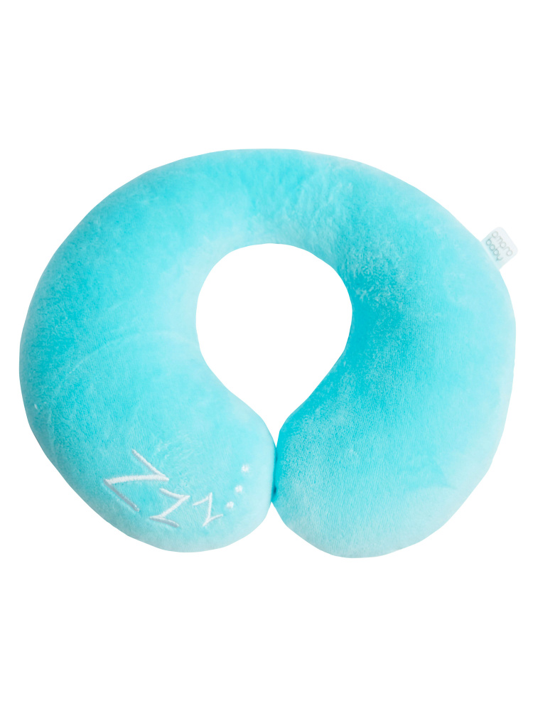 Подушка для шеи для путешествий AmaroBaby Soft Bagel, голубой #1