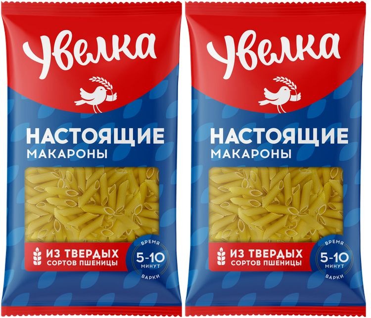Увелка Макароны пшеничные Перья гладкие, 900 грамм - купить с доставкой ...