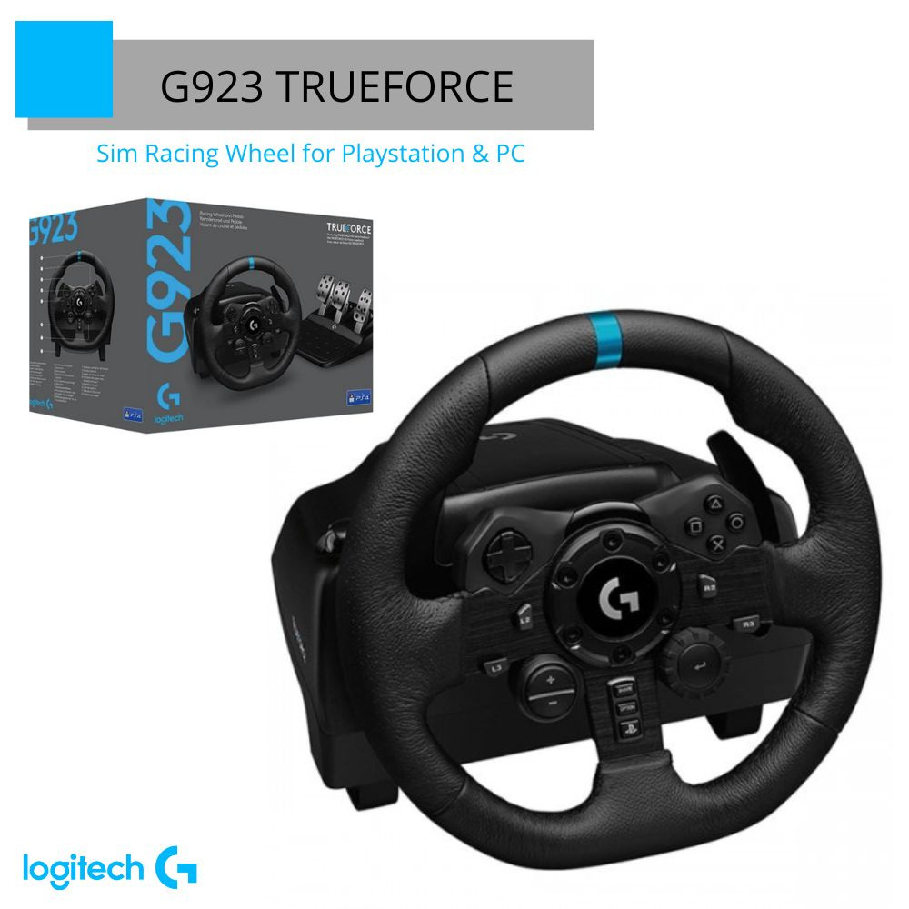 Игровой руль LOGITECH Driving Force G923 для Playstation - купить с ...