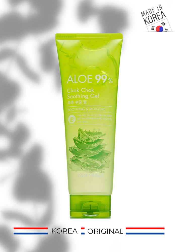 TONY MOLY Увлажняющий гель с экстрактом алоэ вера, успокаивающий ALOE ...