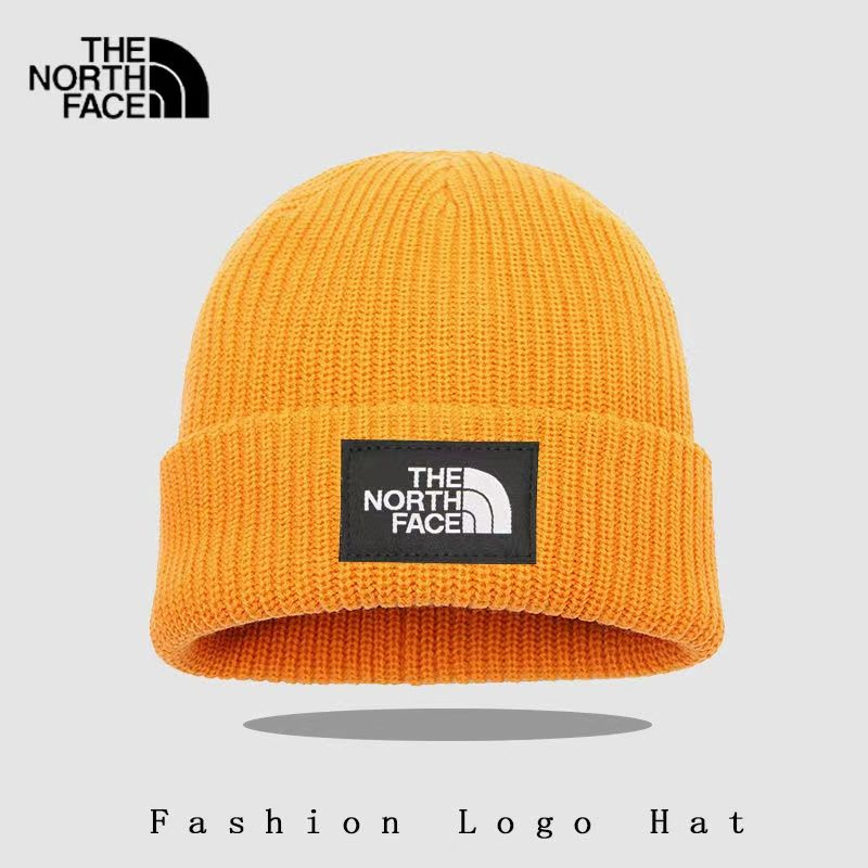 North face store orange beanie