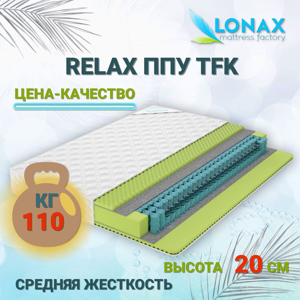 Матрас lonax ппу tfk