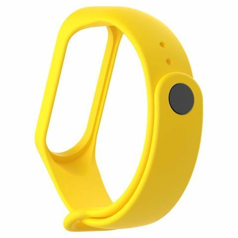 Ремешок силиконовый для Xiaomi Mi Band 5 (Yellow/Желтый) #1