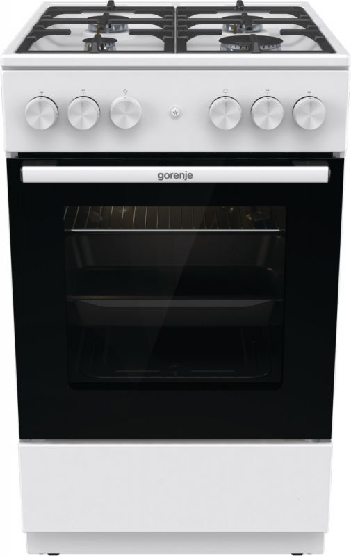 Плита Газовая Gorenje GG5A11WF белый (без крышки) реш.чугун купить c ...