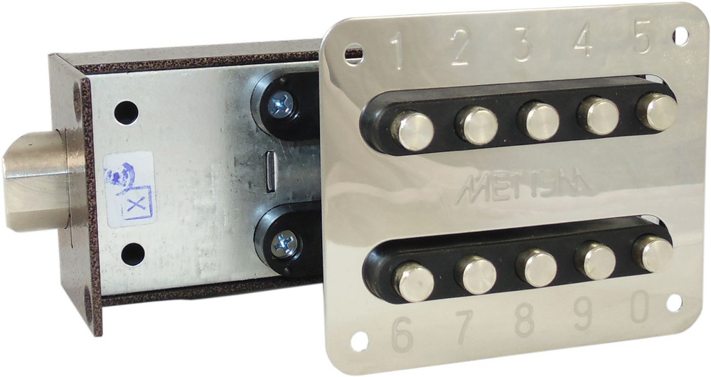 Замок накладной кодовый ЗКП-2 METTEM (Меттэм) - купить по низкой цене в ...