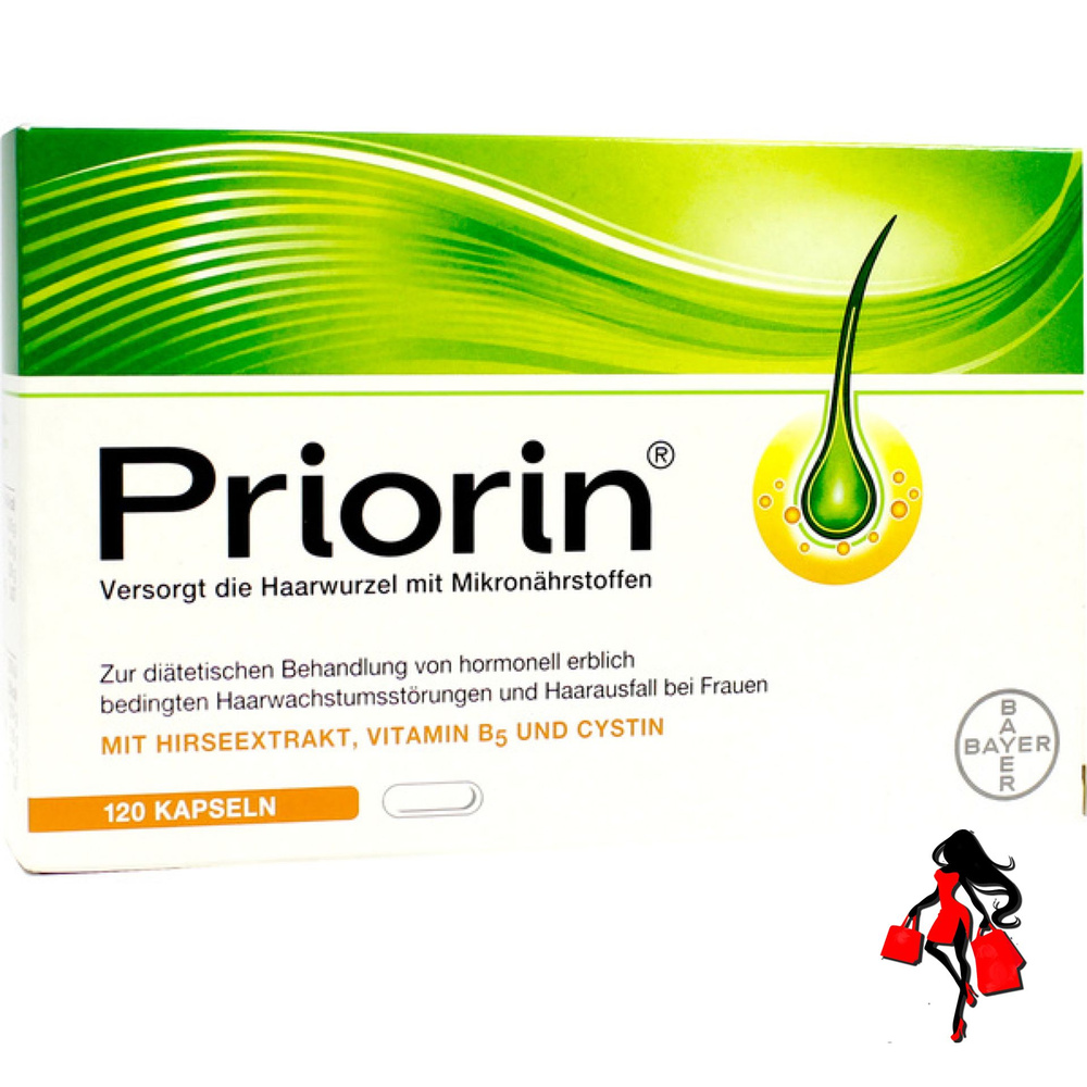 Bayer Priorin Приорин Витамины для волос в капсулах,120 шт - купить с ...