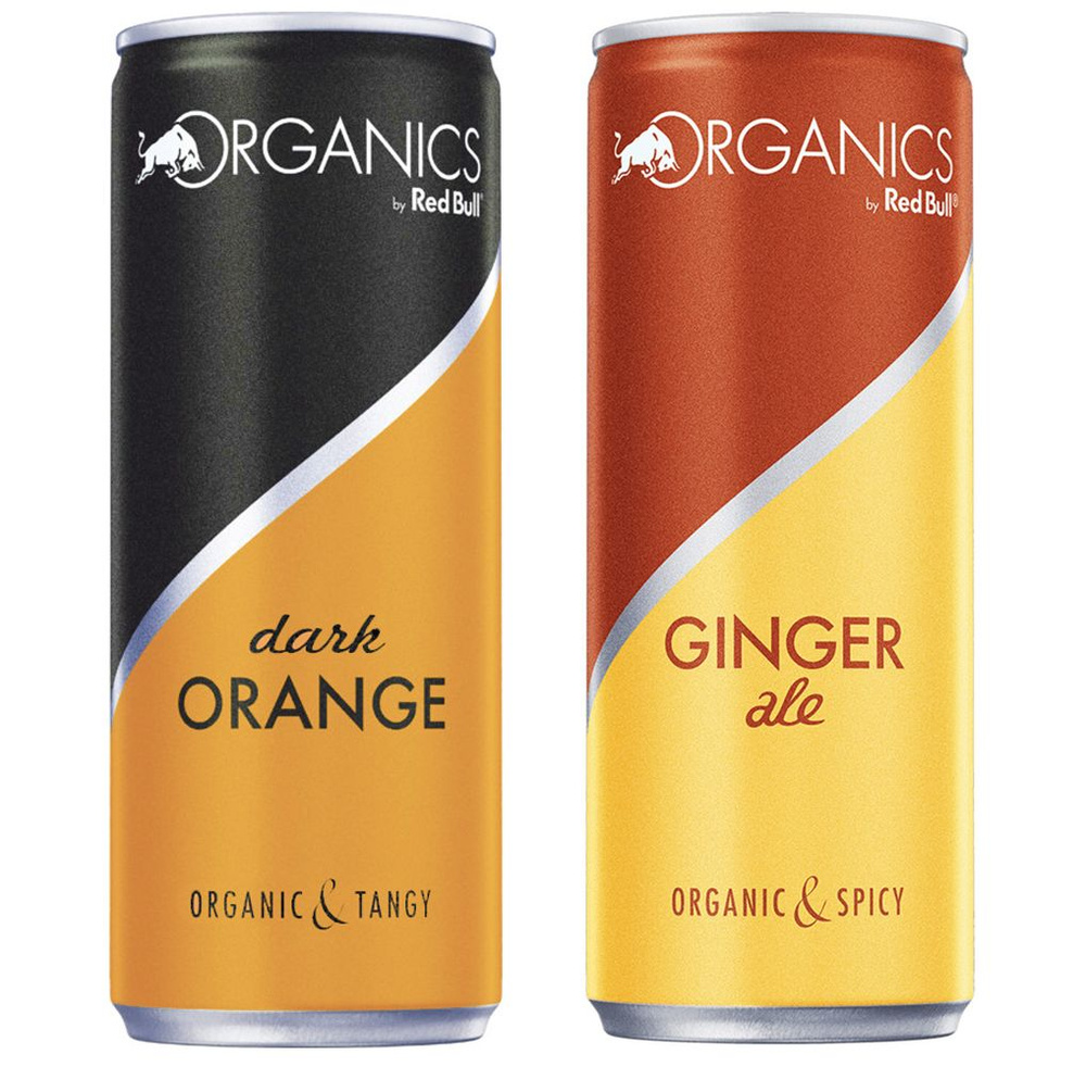 Органический напиток Organics by Red Bull Dark Orange, Ginger Ale 2 шт. по 250 мл Турция  #1