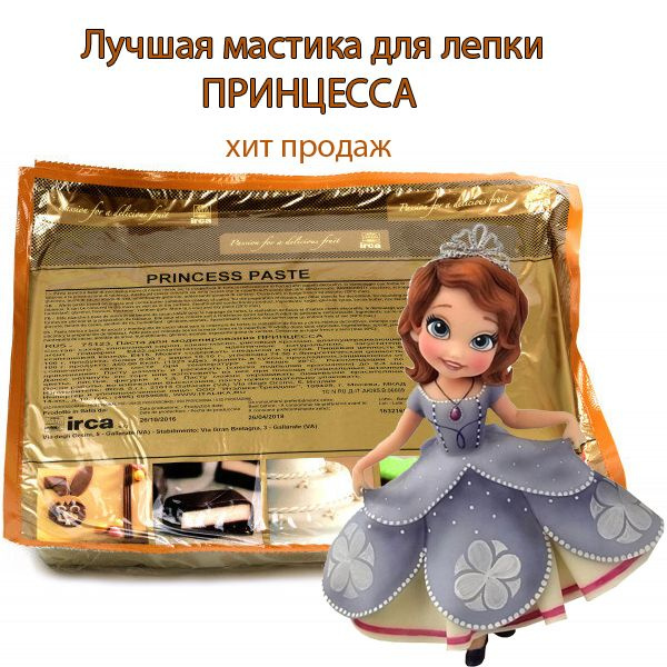 Мастика, марципан, цветочная паста