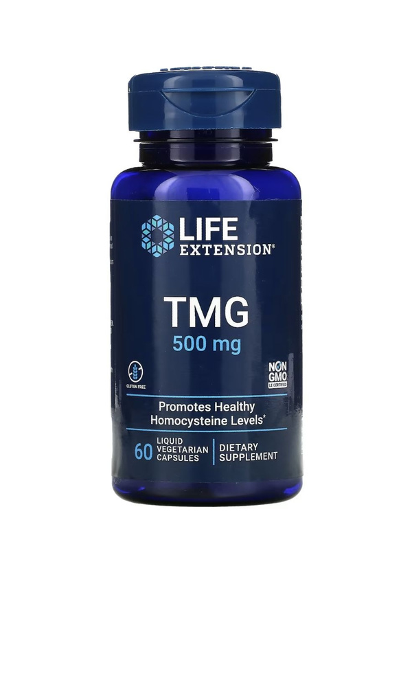 ТМГ Триметилглицин LIFE EXTENSION TMG Trimethyiglycine 500 mg 60 капсул ...