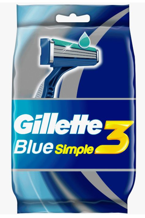 Gillette Бритва мужская Blue Simple3, 8 шт #1