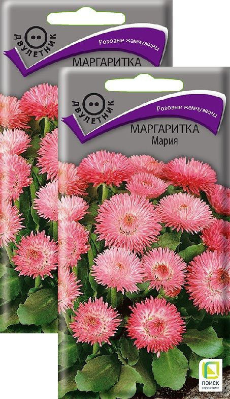 Маргаритки ПОИСК Агрохолдинг Маргаритка Мария (0,05 г), 2 пакета ...