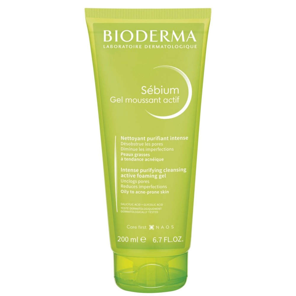 Гель для умывания Bioderma Sebium Gel Actif, 200 мл #1