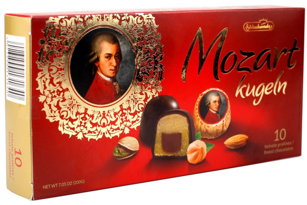 Schluckwerder Моцарт шоколадные конфеты с марцыпаном 200 гр, Германия  #1