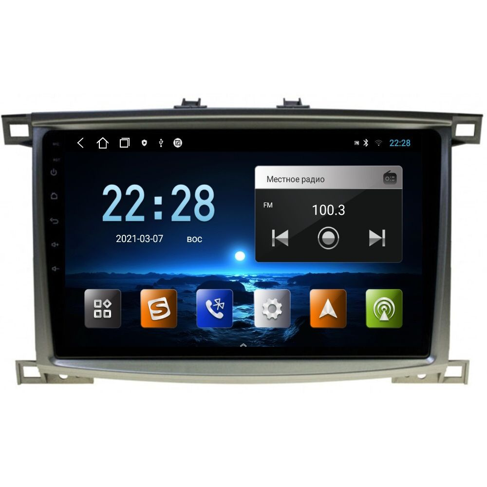 Магнитола CRS-300 Тойота Ленд Крузер 100 Toyota Land Cruiser 100 2002 ...