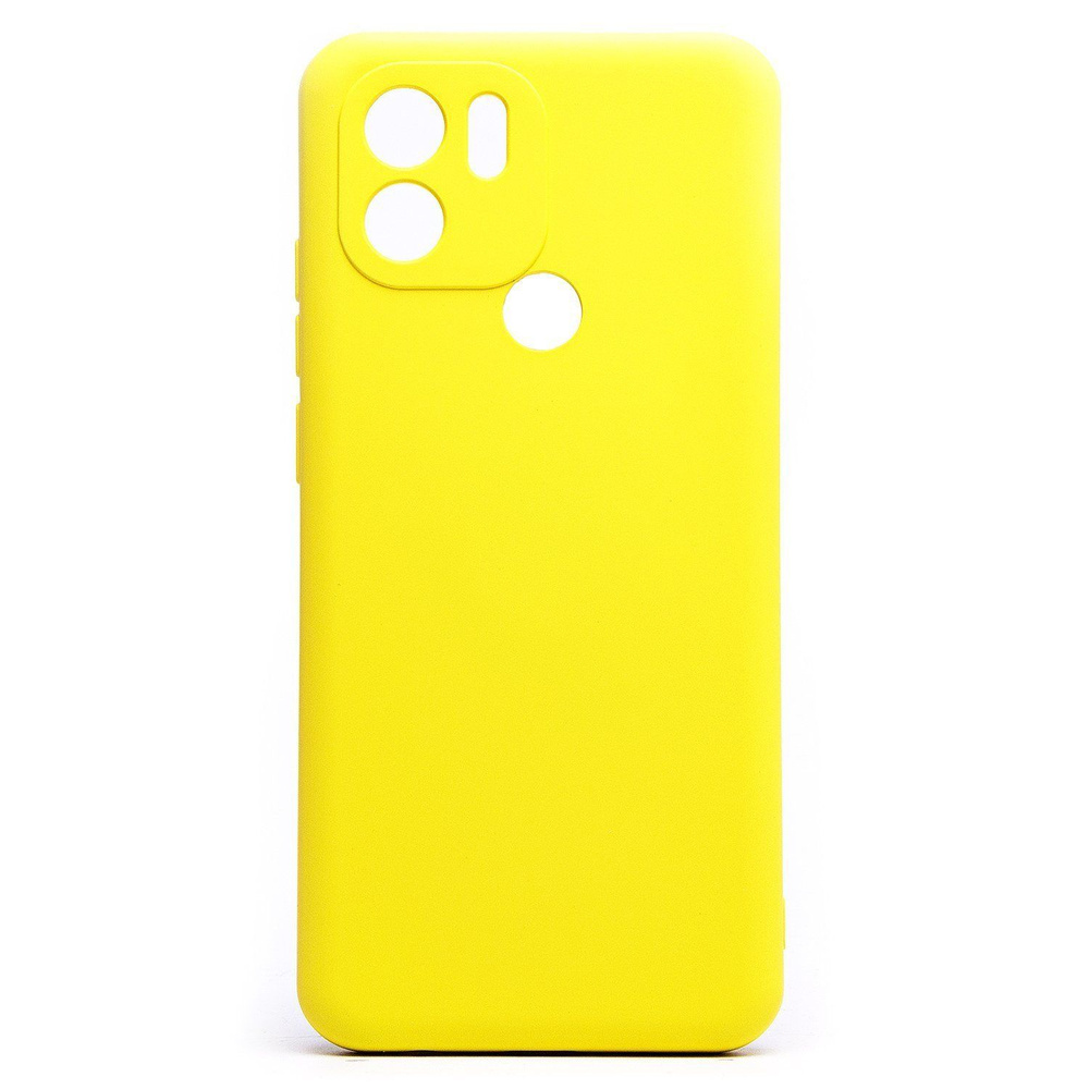 Чехол для Xiaomi Redmi A1 (220733SG), A1+ (220733SFG), Poco C50 силиконовый Soft Touch 4 <желтый> #1